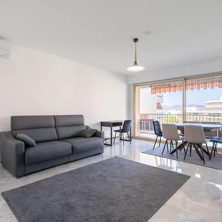 شقة Hello Cote D'azur - Spacieux 3 Pieces Avec Piscine Et Tennis أنتيب